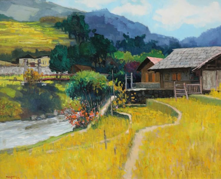 Tranh Mùa Vàng