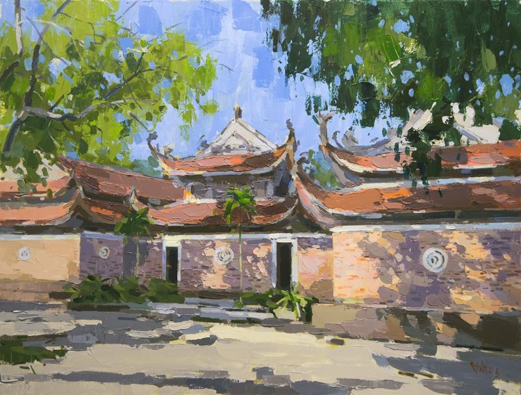 Tranh Chùa Tây Phương