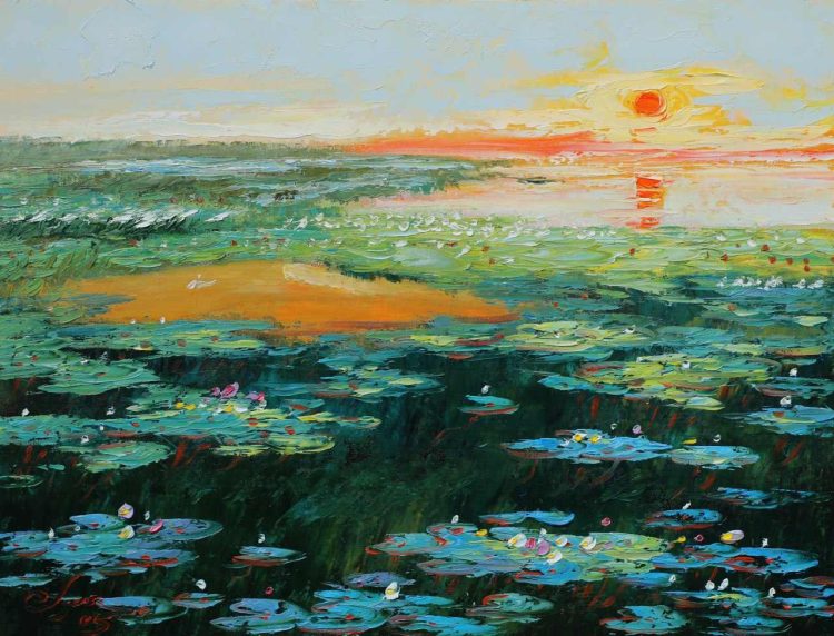 Tranh Hoàng Hôn V