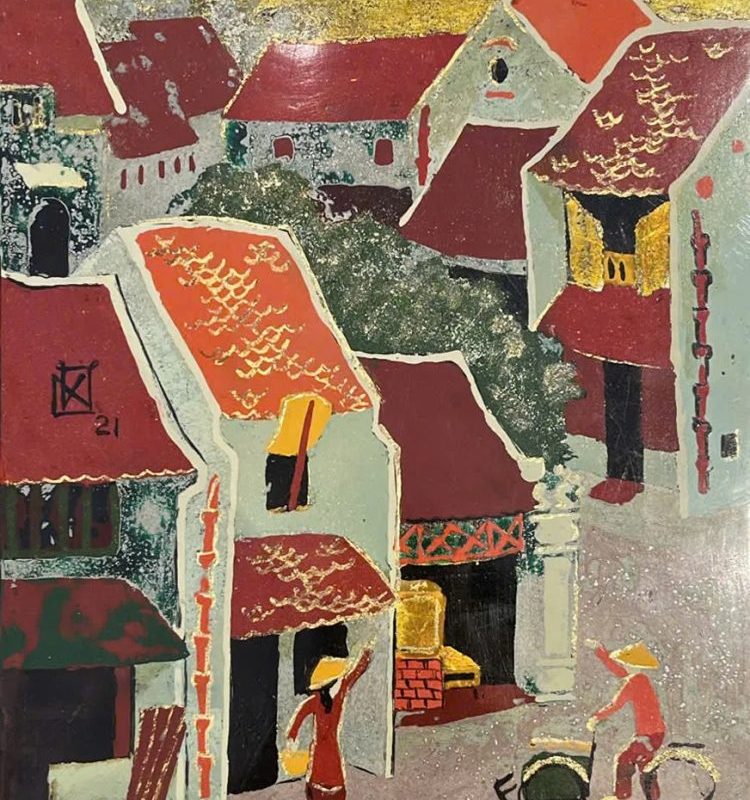 Tranh Khu Phố Cổ XI