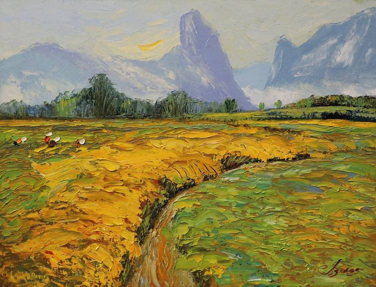 Tranh Mùa Gặt VIII