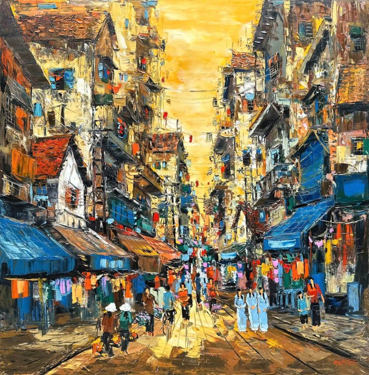 Tranh Phố Thu VI