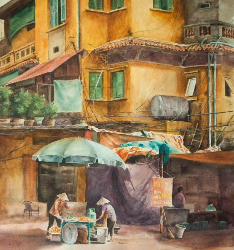 Tranh Sắp Hàng