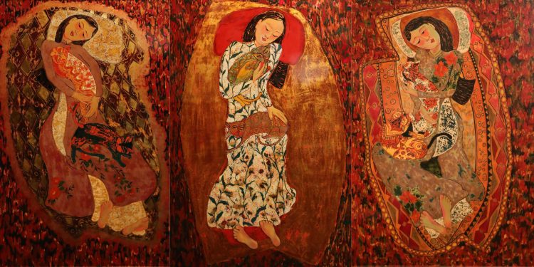 Tranh Tổ Ấm (3 Bức)
